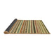 Sideview of Abstract Chrome Gold Yellow Modern Rug, abs2233