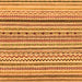 Square Abstract Orange Modern Rug, abs2233org