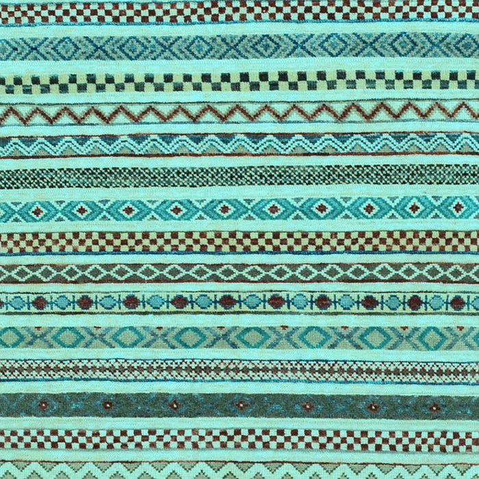 Abstract Light Blue Modern Rug, abs2233lblu