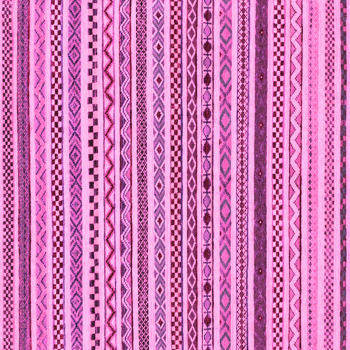 Square Machine Washable Abstract Pink Modern Rug, wshabs2233pnk