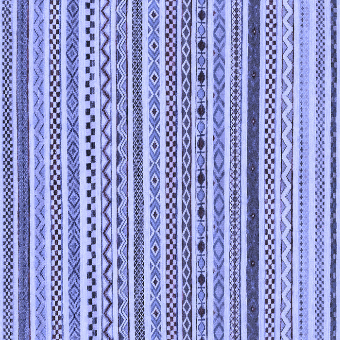 Square Abstract Blue Modern Rug, abs2233blu