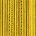 Square Abstract Yellow Modern Rug, abs2233yw