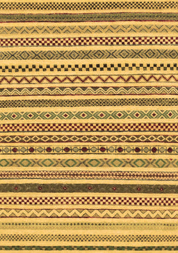 Abstract Brown Modern Rug, abs2233brn