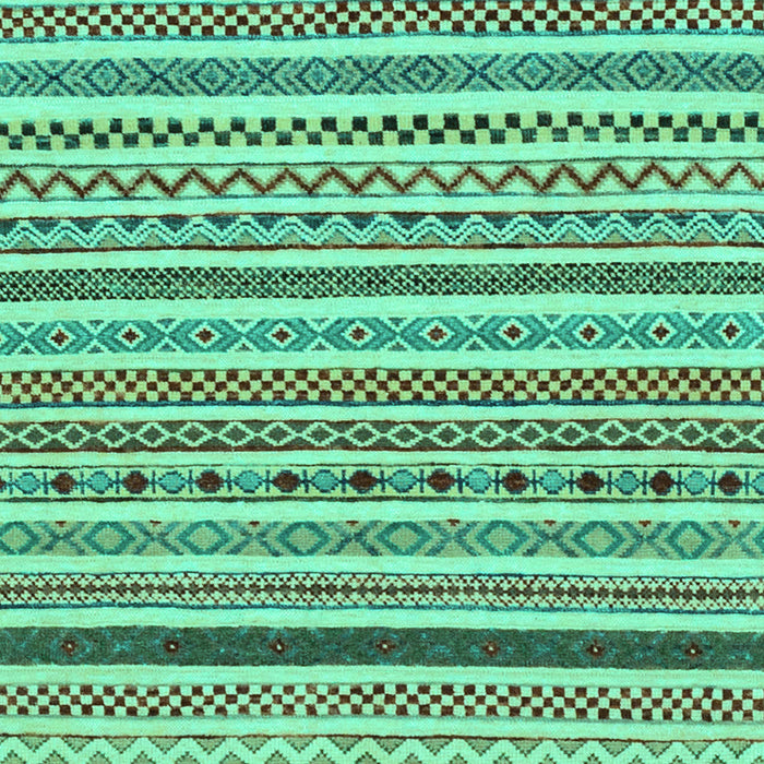 Machine Washable Abstract Turquoise Modern Area Rugs, wshabs2233turq