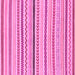 Square Machine Washable Abstract Pink Modern Rug, wshabs2234pnk