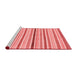 Modern Red Washable Rugs