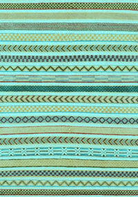 Abstract Light Blue Modern Rug, abs2234lblu