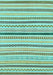 Abstract Light Blue Modern Rug, abs2234lblu