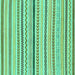 Square Abstract Turquoise Modern Rug, abs2234turq