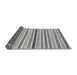 Sideview of Abstract Gray Modern Rug, abs2234gry