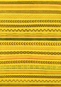 Abstract Yellow Modern Rug, abs2234yw