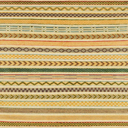 Square Abstract Cinnamon Brown Modern Rug, abs2234