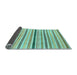 Sideview of Abstract Light Blue Modern Rug, abs2234lblu