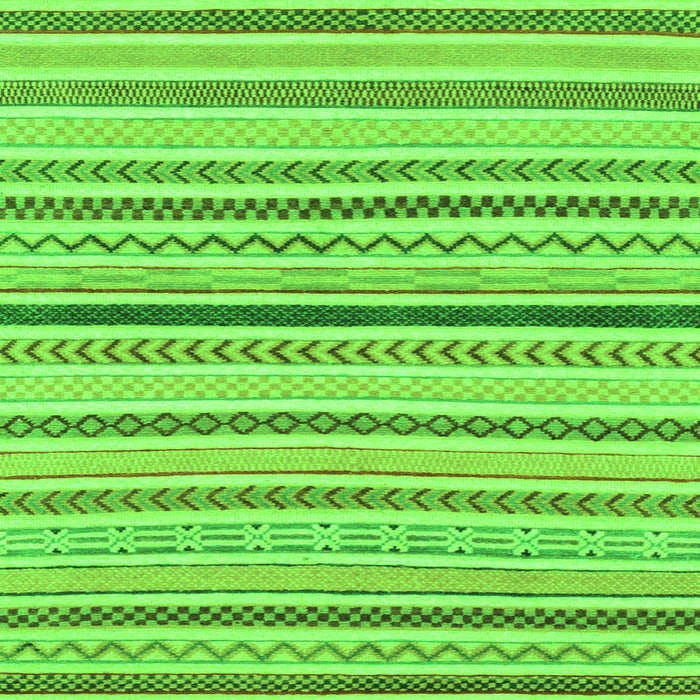 Square Abstract Green Modern Rug, abs2234grn