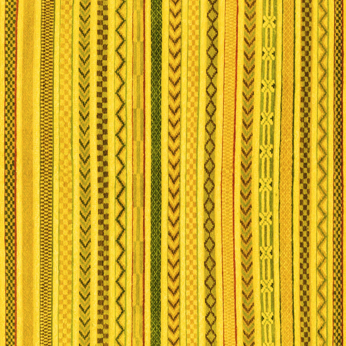 Square Machine Washable Abstract Yellow Modern Rug, wshabs2234yw