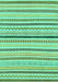 Abstract Turquoise Modern Rug, abs2234turq