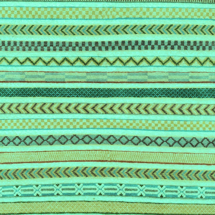 Machine Washable Abstract Turquoise Modern Area Rugs, wshabs2234turq