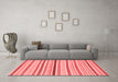 Modern Red Washable Rugs