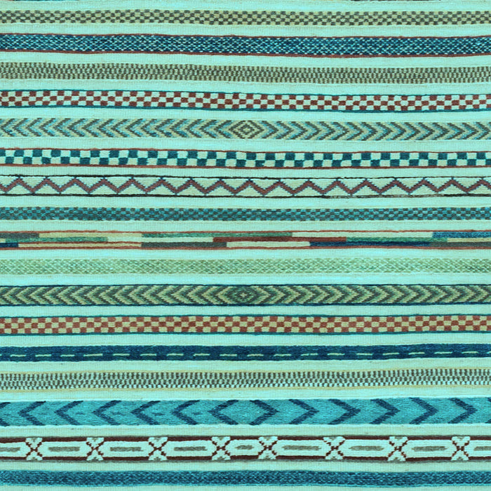 Square Abstract Light Blue Modern Rug, abs2235lblu