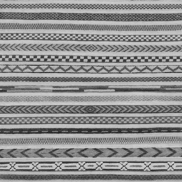 Square Abstract Gray Modern Rug, abs2235gry