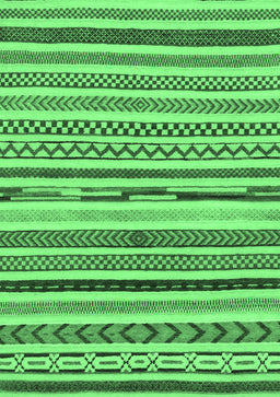 Abstract Emerald Green Modern Rug, abs2235emgrn