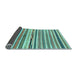 Sideview of Abstract Light Blue Modern Rug, abs2235lblu