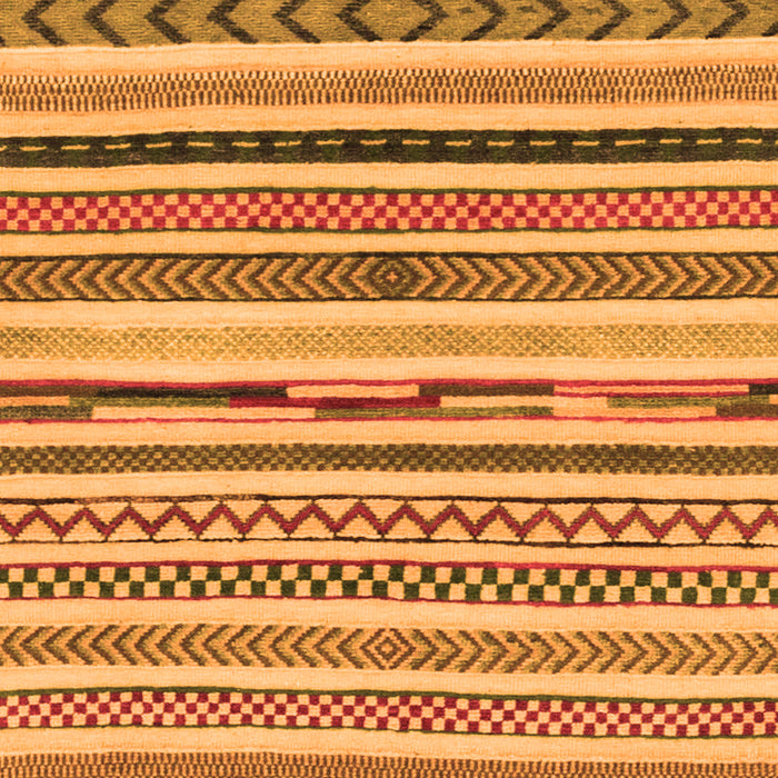 Machine Washable Abstract Orange Modern Area Rugs, wshabs2235org