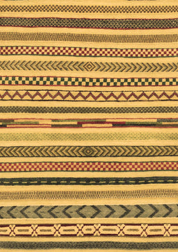 Abstract Brown Modern Rug, abs2235brn