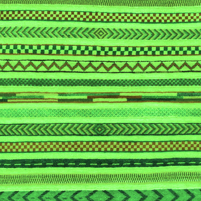 Machine Washable Abstract Green Modern Area Rugs, wshabs2235grn