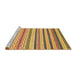 Sideview of Machine Washable Abstract Light Brown Rug, wshabs2236