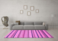 Machine Washable Abstract Purple Modern Rug, wshabs2236pur