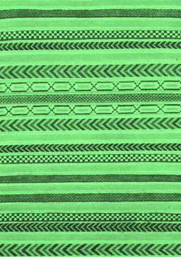 Abstract Emerald Green Modern Rug, abs2236emgrn