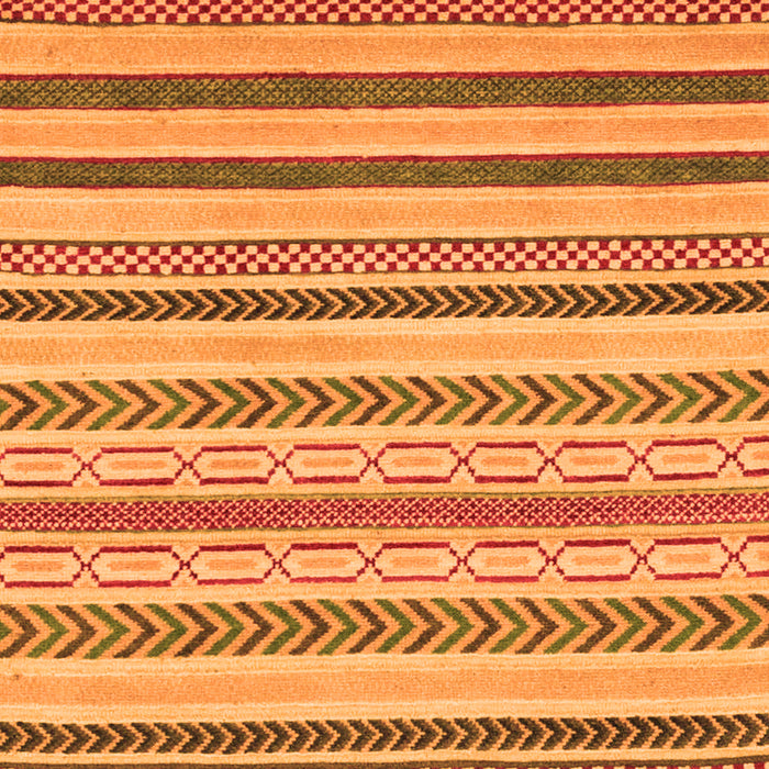 Machine Washable Abstract Orange Modern Area Rugs, wshabs2236org