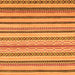 Square Machine Washable Abstract Orange Modern Area Rugs, wshabs2236org