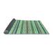 Sideview of Abstract Light Blue Modern Rug, abs2236lblu