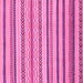 Square Abstract Pink Modern Rug, abs2236pnk