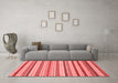 Modern Red Washable Rugs