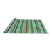 Sideview of Machine Washable Abstract Light Blue Modern Rug, wshabs2236lblu