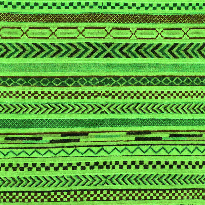 Machine Washable Abstract Green Modern Area Rugs, wshabs2237grn