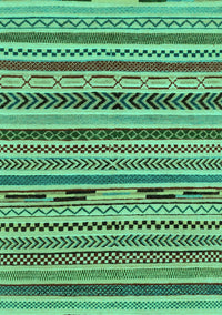 Abstract Turquoise Modern Rug, abs2237turq