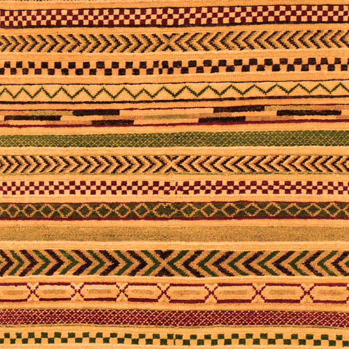 Abstract Orange Modern Rug, abs2237org