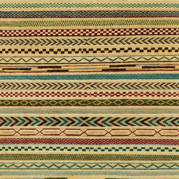 Square Abstract Yellow Modern Rug, abs2237