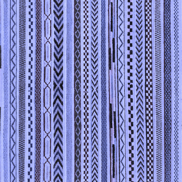 Square Abstract Blue Modern Rug, abs2237blu