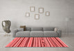 Modern Red Washable Rugs