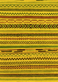 Abstract Yellow Modern Rug, abs2237yw