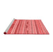 Modern Red Washable Rugs