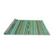 Sideview of Machine Washable Abstract Light Blue Modern Rug, wshabs2238lblu