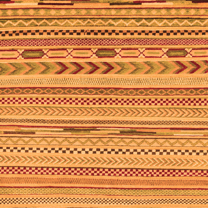 Square Abstract Orange Modern Rug, abs2238org