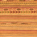 Square Abstract Orange Modern Rug, abs2238org