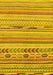 Abstract Yellow Modern Rug, abs2238yw